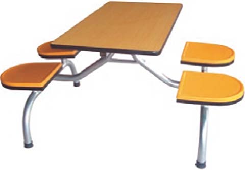 Group Study room table with benches