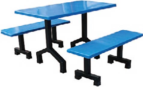 School Staff Study Table and Chair Set 