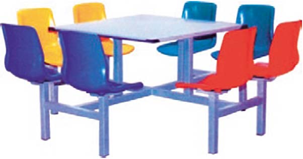 Disscussion square tables and chairs