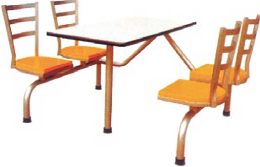 Fiberglass Study room Table & Chairs