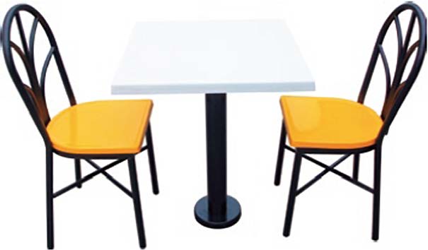 Fiberglass Study room Table & Chairs