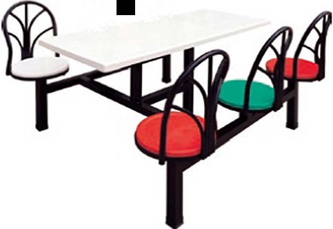 Fiberglass Study room Table & Chairs