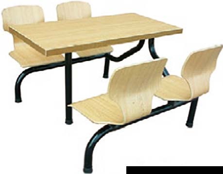 Group discussion table and chairs