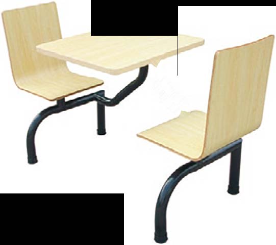 Seater Classroom Table with Attached Chair