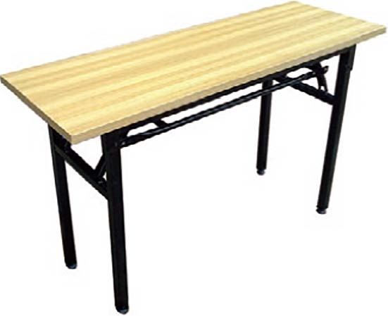 Folding table rectangular training table