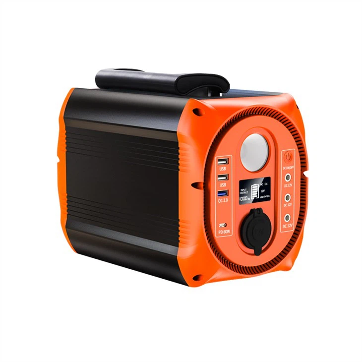 500W Portable Power Station 444Wh Capacity With LED Flashlight Factory Direct Supply