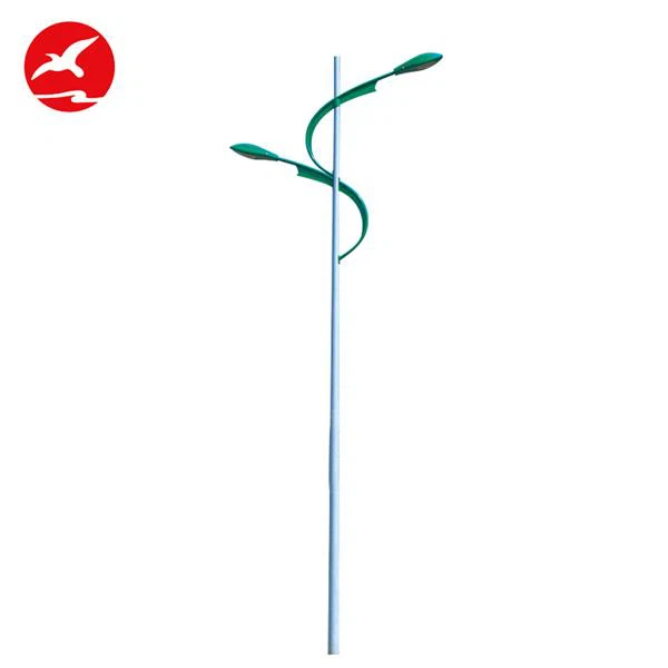 6M 8M 10M Single Or Double Arm Solar Street Light Pole