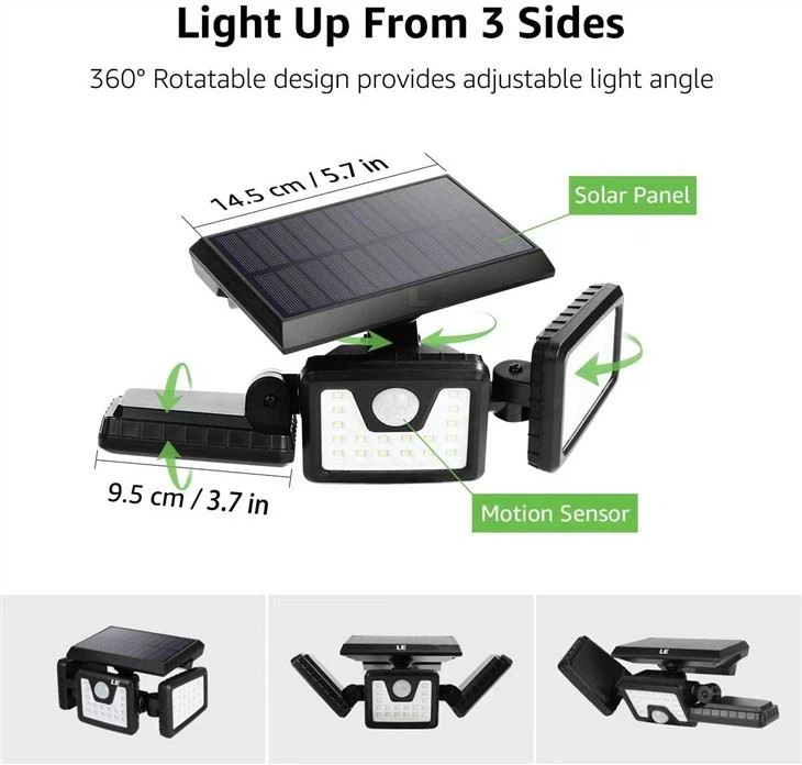 70 LED Solar Motion Sensor Light