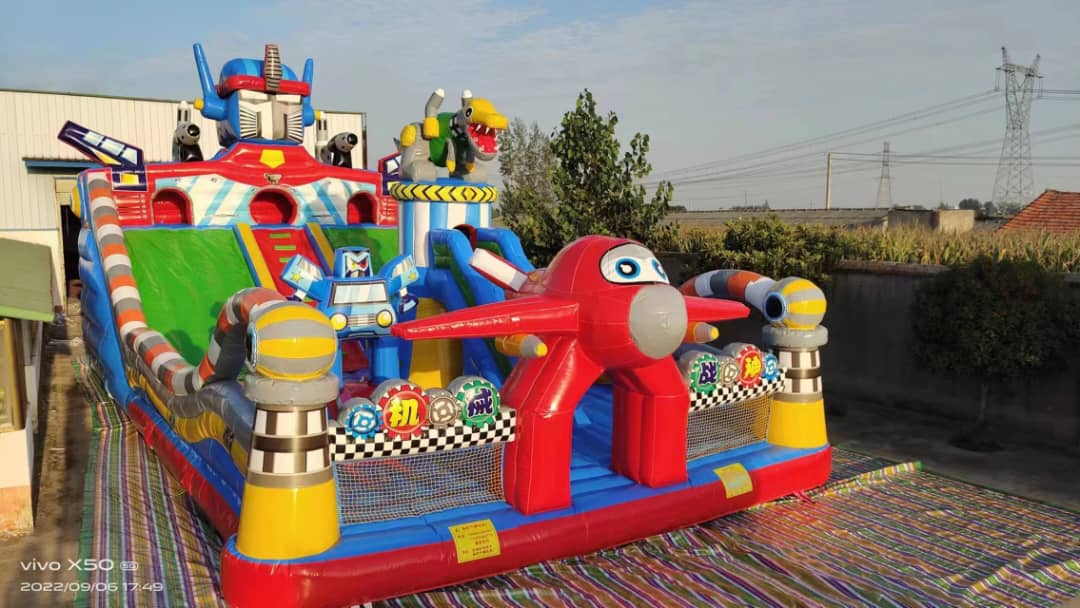 Bounce House Commercial with Slide Water Combo Bouncy Jump Castle Inflatable Bouncer