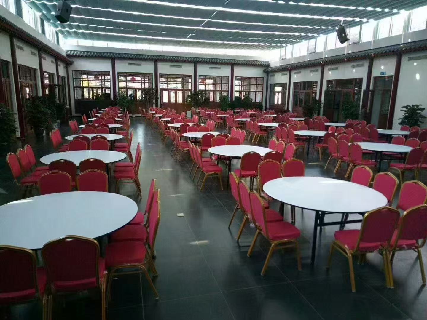 Banquet tables and chairs 