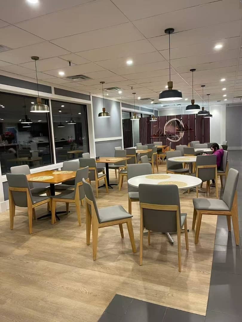 Banquet tables and chairs 