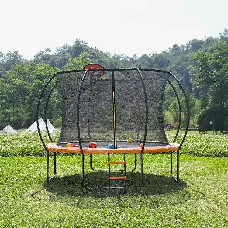 3-Piece Outdoor trampoline park with Safety Enclosure