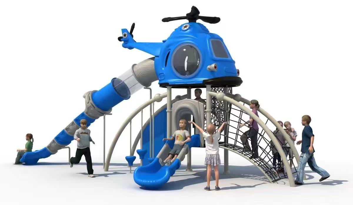 PLAYGROUND PLASTIK OUTDOOR - HELICOPTER  