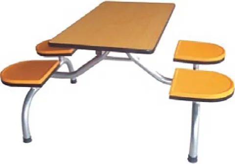 Group Study room table with benches