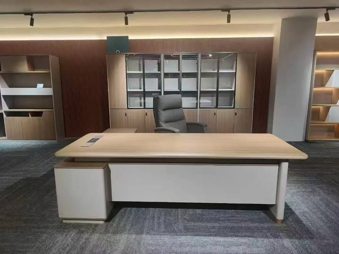 Modern Executive Office Desk and Chair