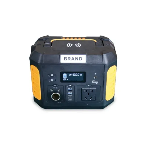 500W Solar Power Supply Portable Power Station With Foldable Solar Panel 100W PET Fast Charge