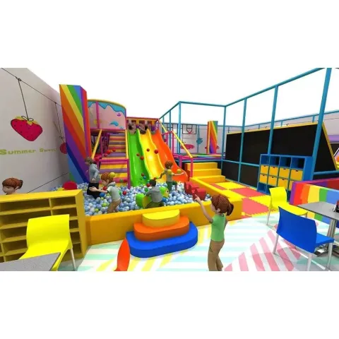 Indoor amusement park equipment
