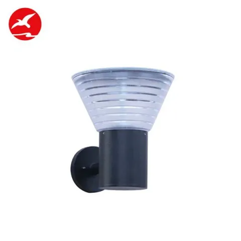 Solar Wall Light Used In Garden Pathway