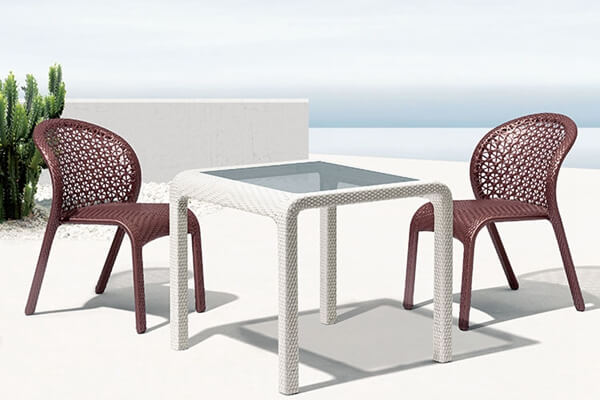 Patio furniture wicker