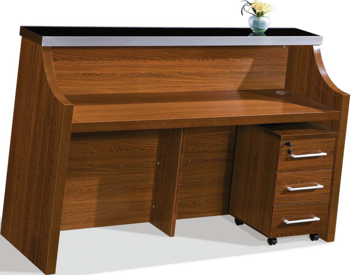 Modern Standing Reception Table for Hotel Office, School Reception Desk Counter Design