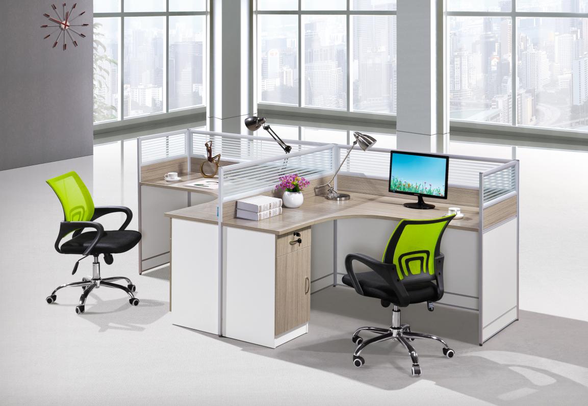 Modern Office Desk 2 Seats Staff