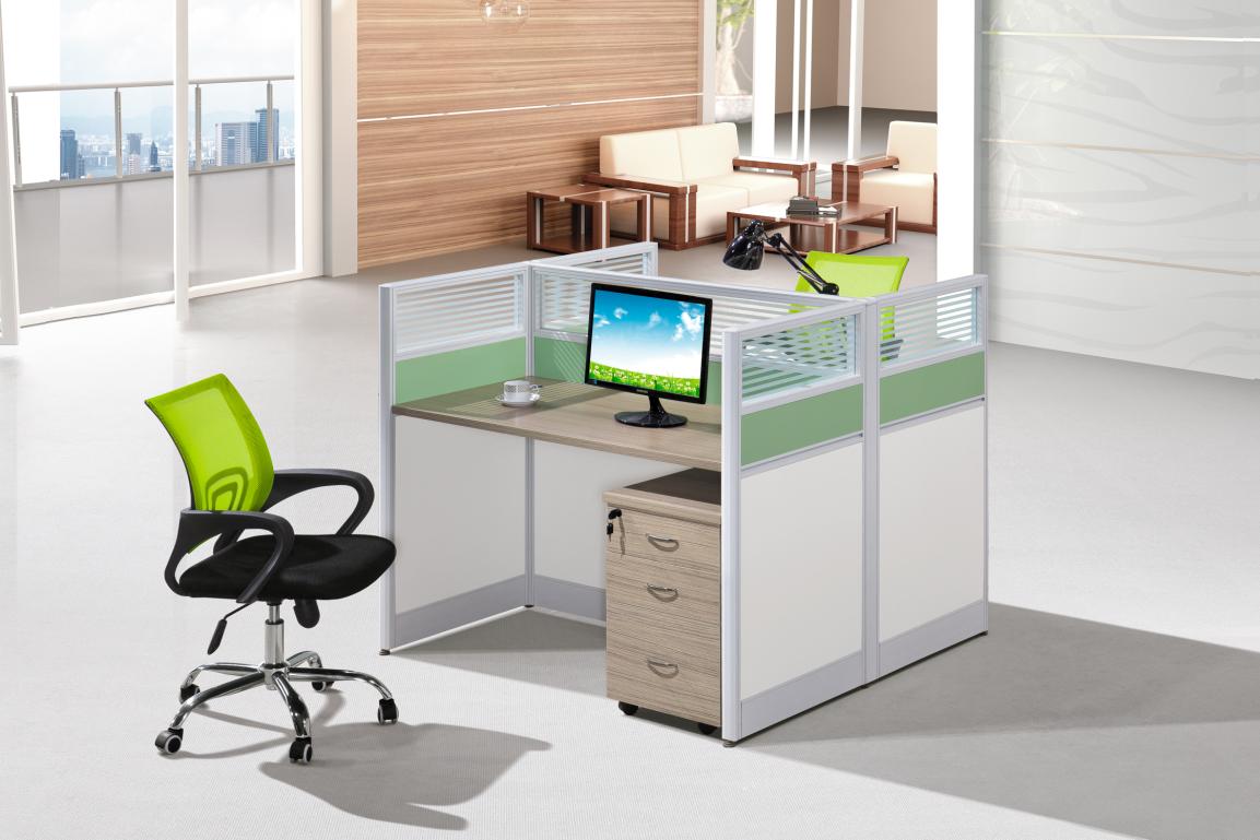 Modern 2 Seat Office Workstation