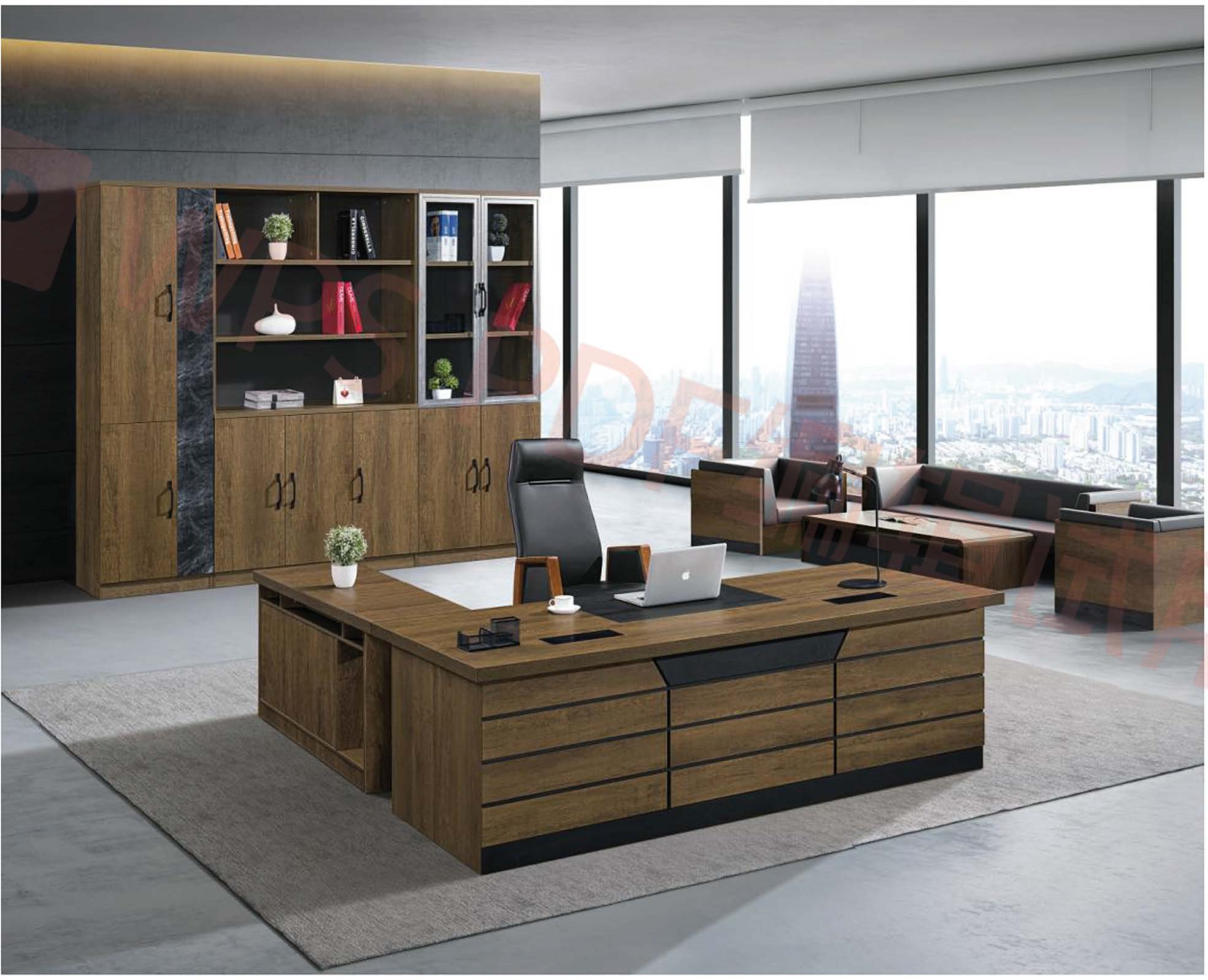 Executive Office Desk, Modular Modern Office Furniture Workstation 