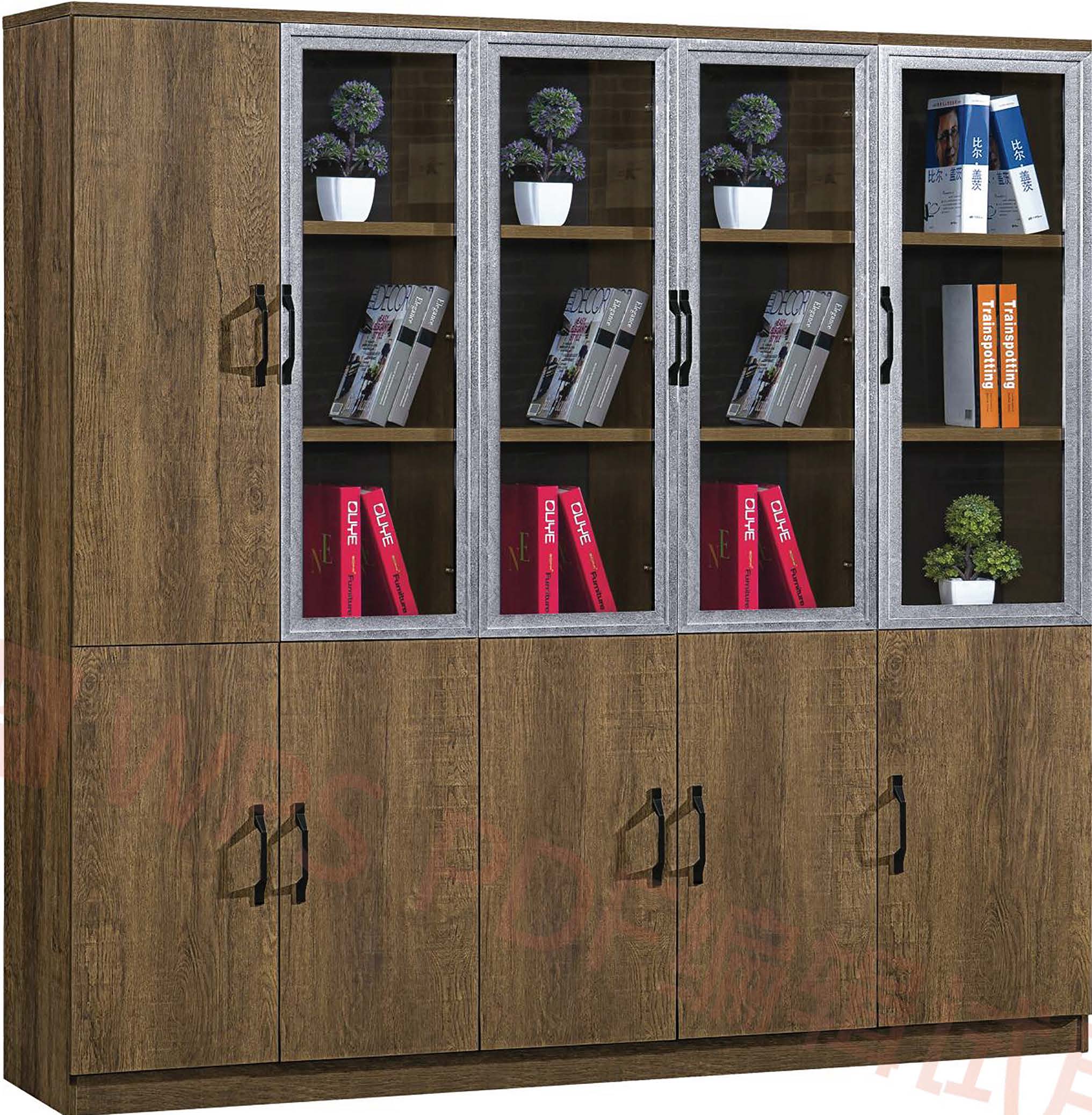 4 Door Cupboard Custom Home Library Study Storage Cabinet