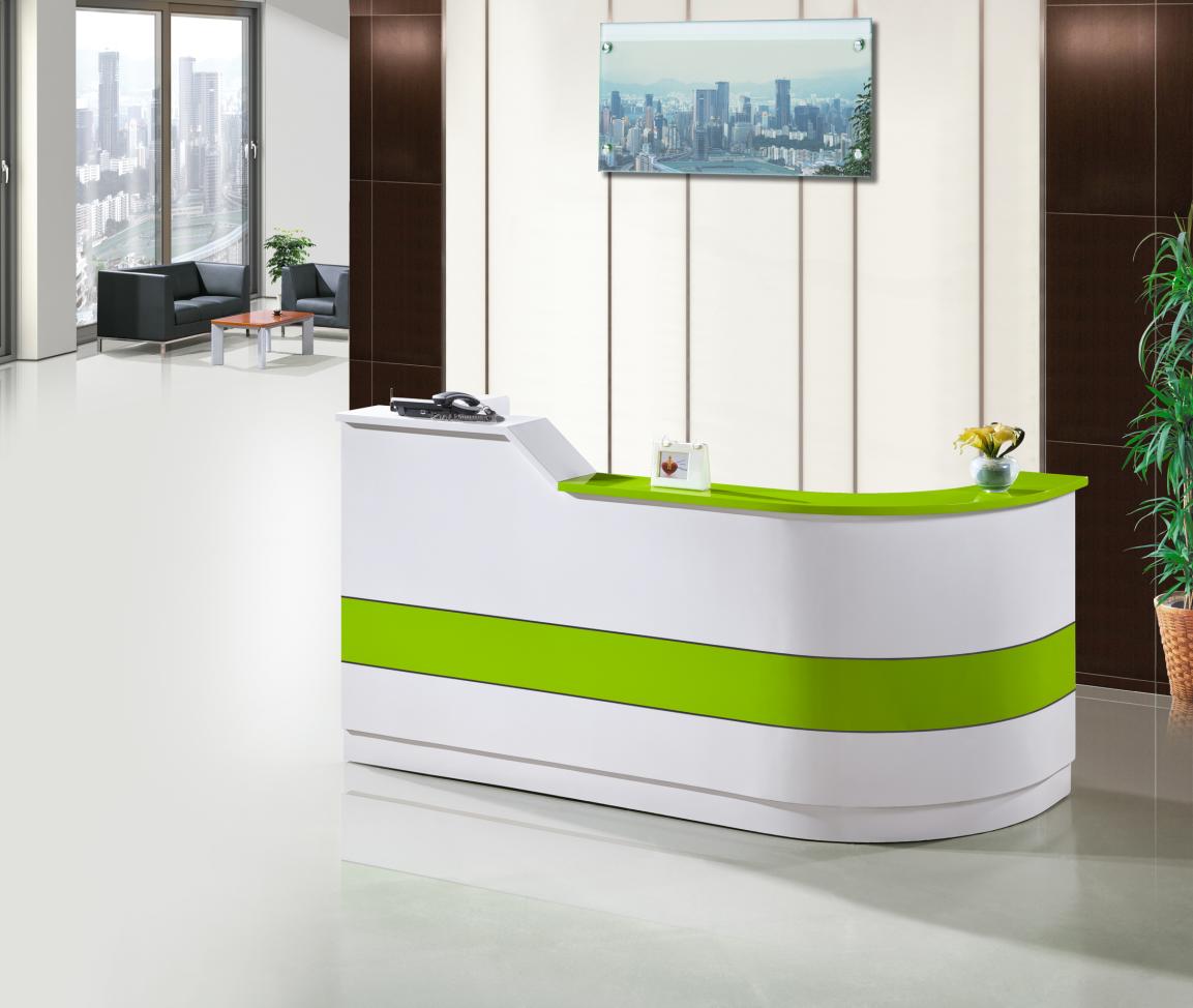 Company Front Desk White Reception Desk Bar Counter