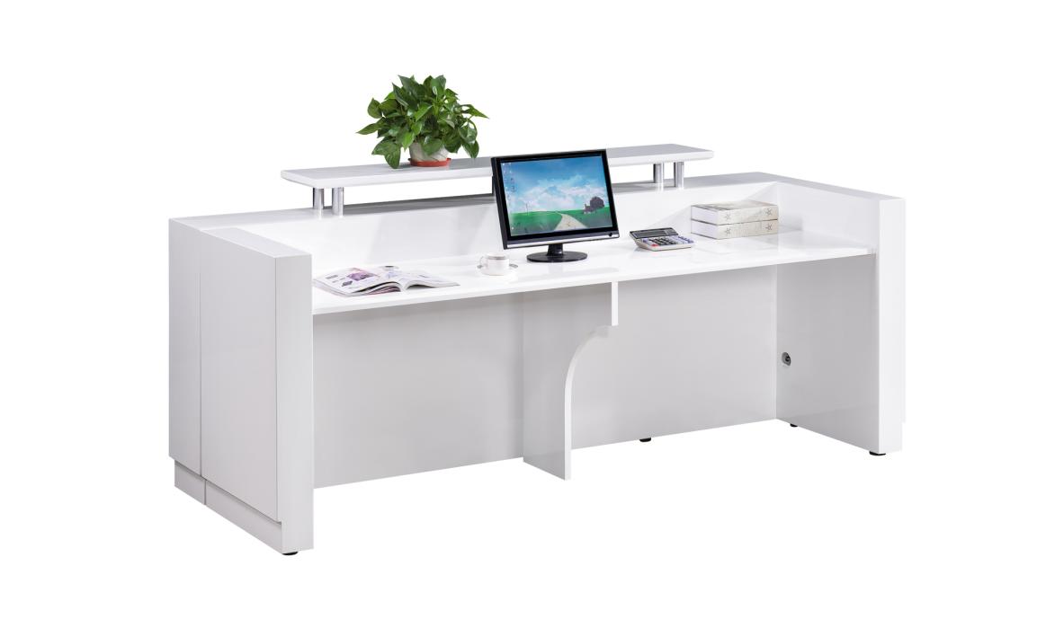 Company Front Desk White Reception Desk Bar Counter