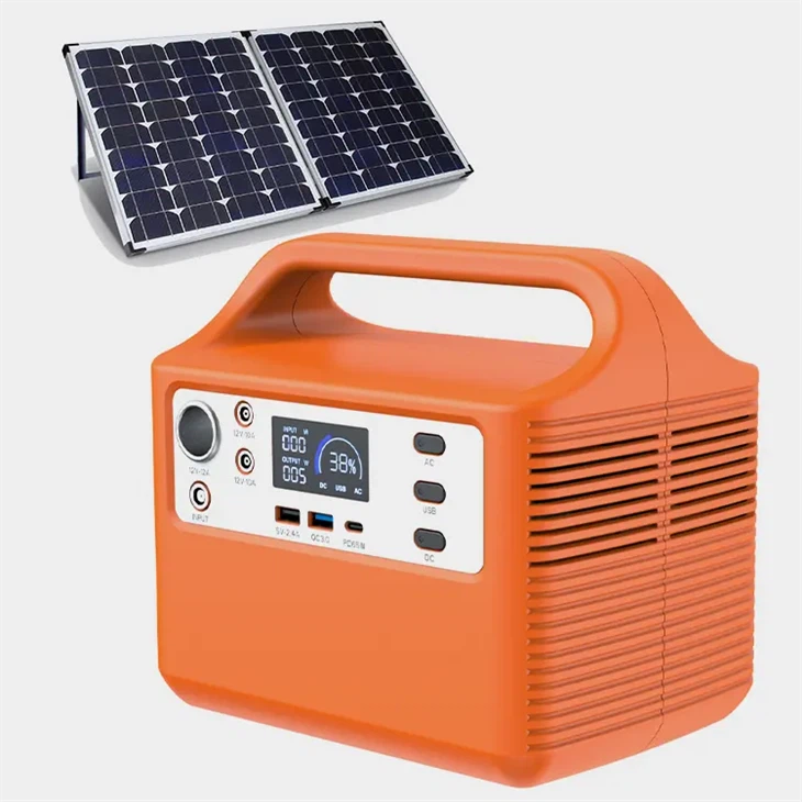Outdoor 300W 220V UPS Generator Solar Lifepo4 Lithium Battery Portable Power Station With Solar Pane