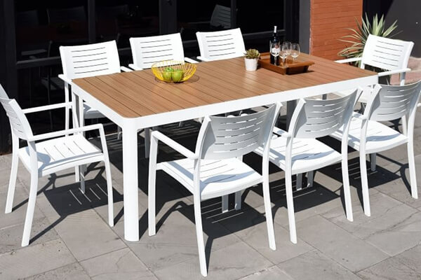 Outdoor dining table set
