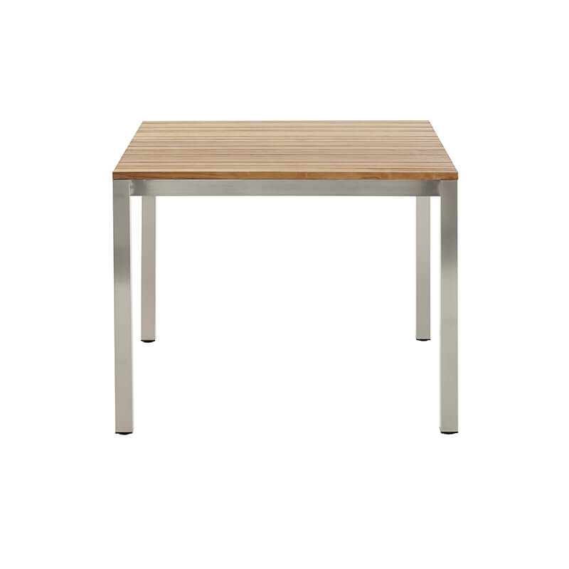 Stainless steel outdoor table