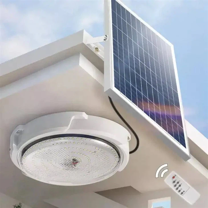 Solar LED Ceiling Light With Remote Control