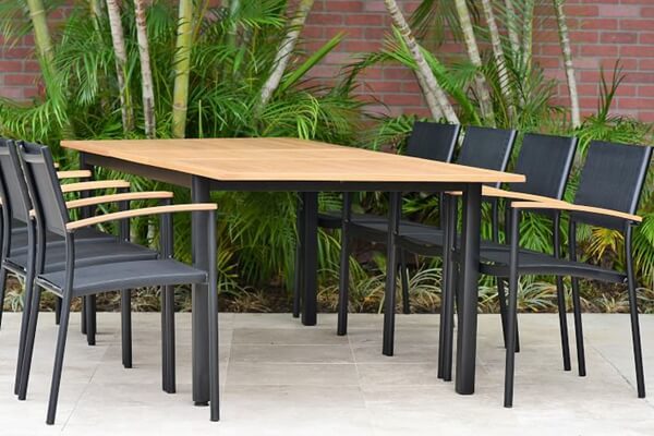 Outdoor dining table set
